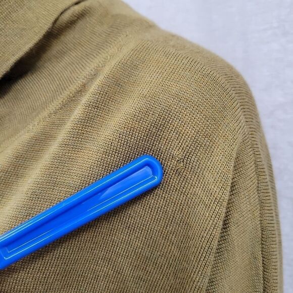 Eileen Fisher Green Merino Wool Turtleneck Sweater Women's Large - Picture 12 of 13